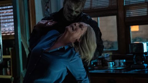 Laurie Strode (Jamie Lee Curtis) i Michael Myers