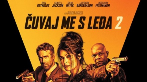 Ryan Reynolds, Samuel L. Jackson i Salma Hayek u filmu Čuvaj me s leđa 2