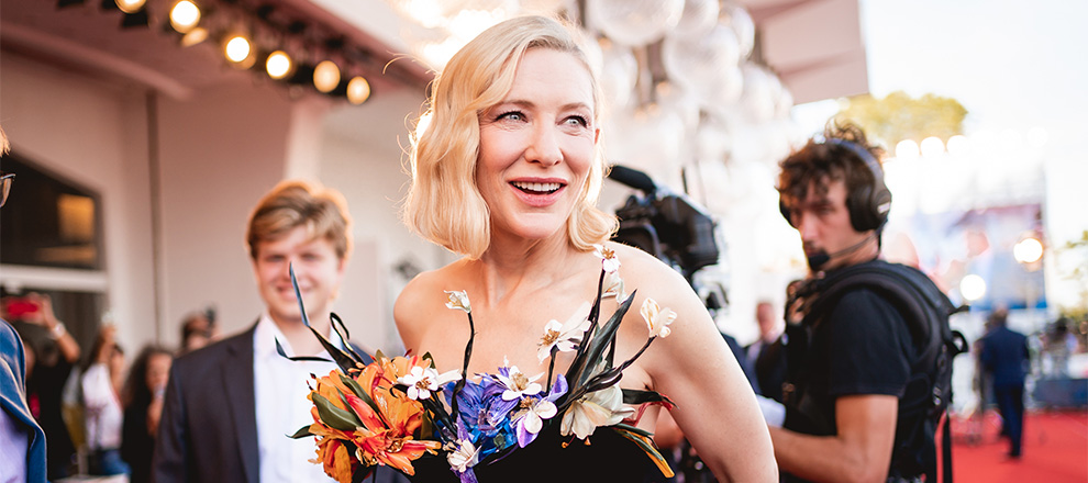 Cate Blanchett na premijeri filma Tar u Veneciji