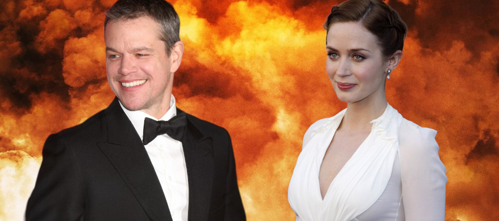 Emily Blunt i Matt Damon - Intervju Oppenheimer